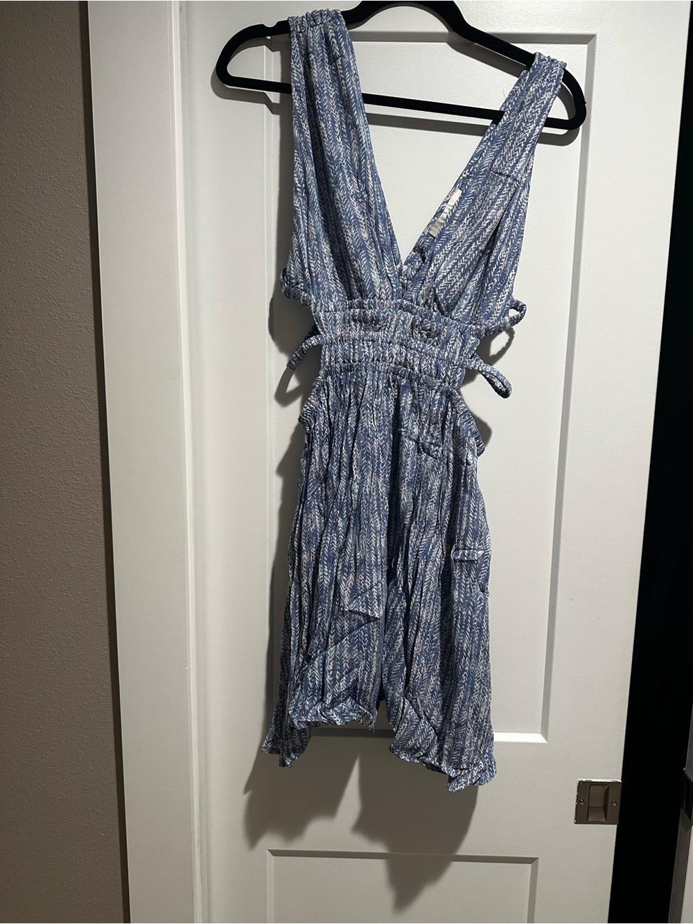 Light Blue Patterned Summer Dress by Lovely Day
